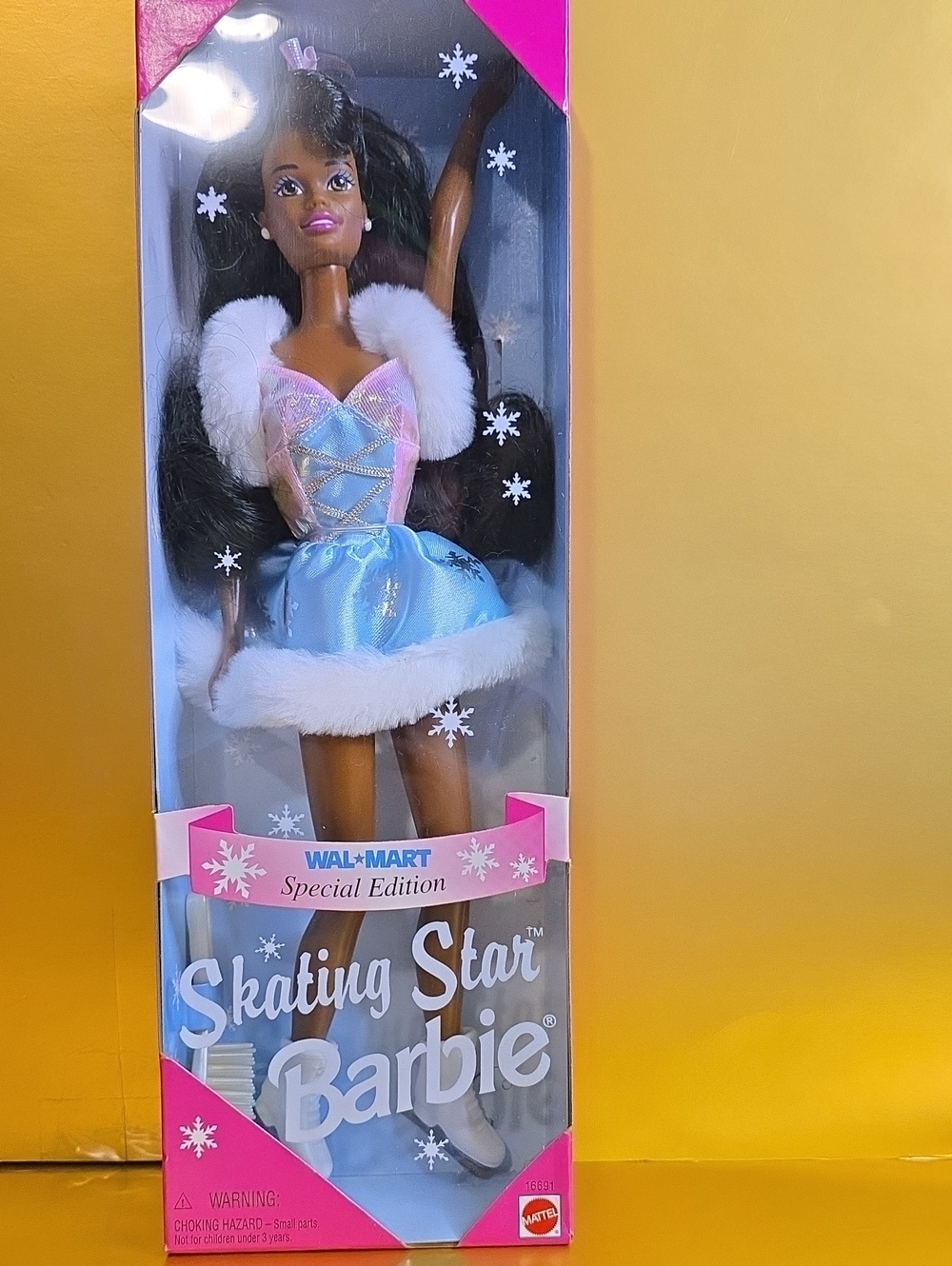 Barbie Skating Star Doll - Blue, Pink & White Ice Costume
